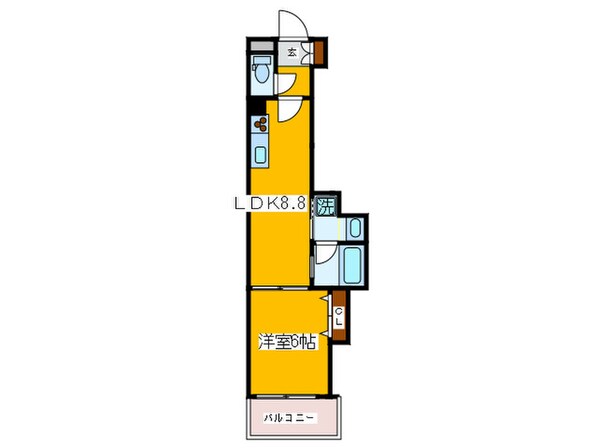 メルシアタ－鈍色の風の物件間取画像